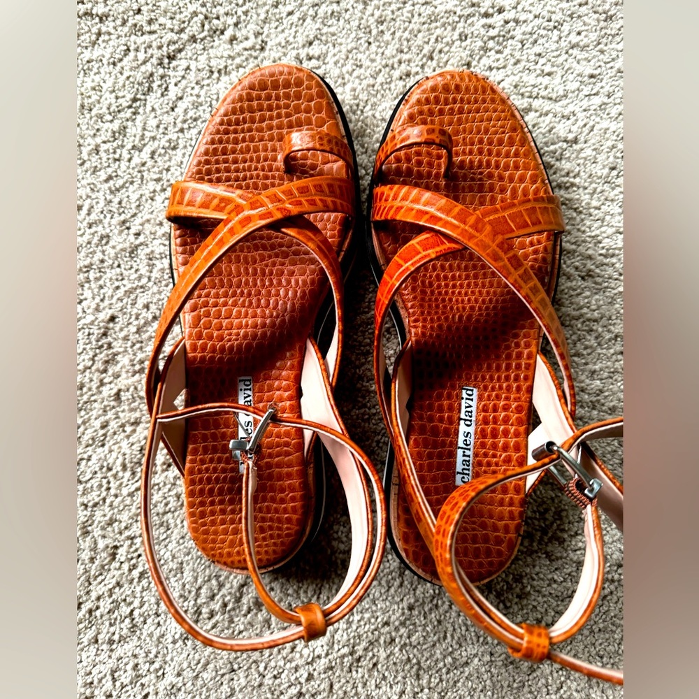 Charles David size 8 sandals excellent condition